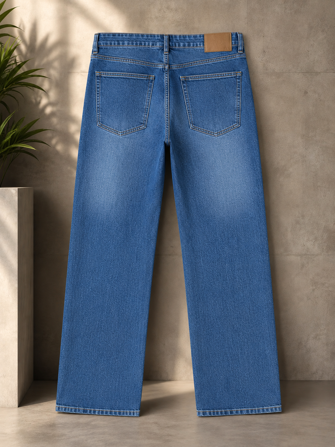 👖 Regaloz Classic Blue Wash Jeans