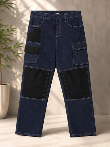 🖤 Midnight Utility Cargo Jeans