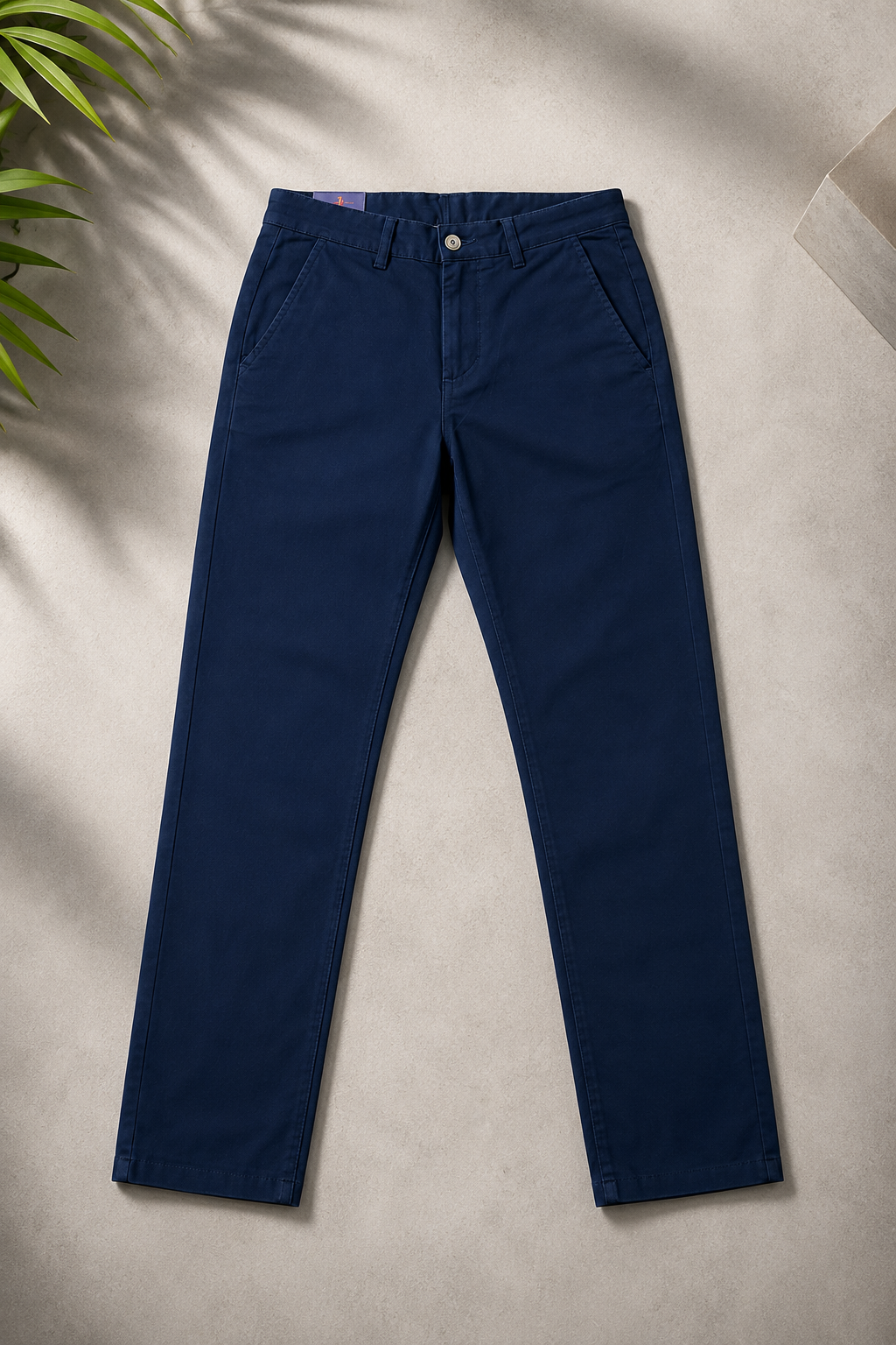 🔵 Classic Twill Pants — Navy Blue — By Regaloz
