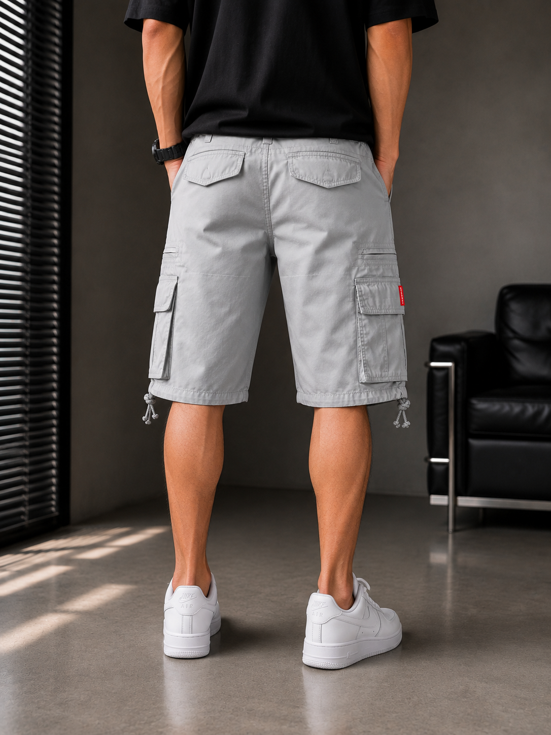 🩶 Urban Utility Cargo Shorts