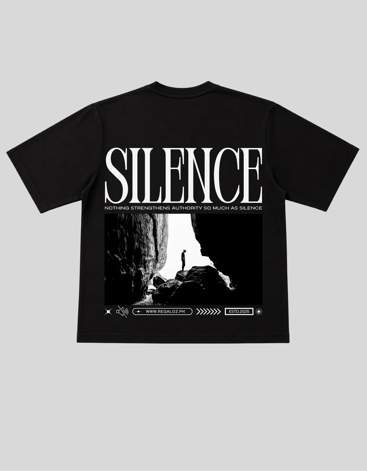 🌄 Silence Down Shoulder Shirt — By Regaloz