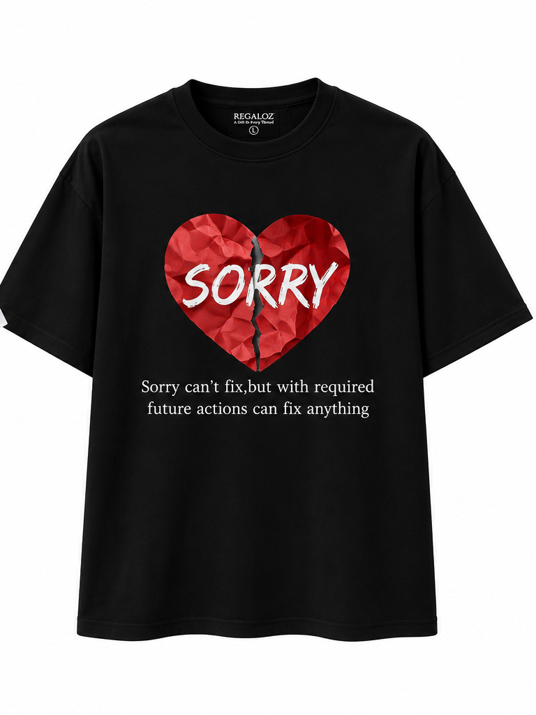 Required Future Actions Tee — Black & White