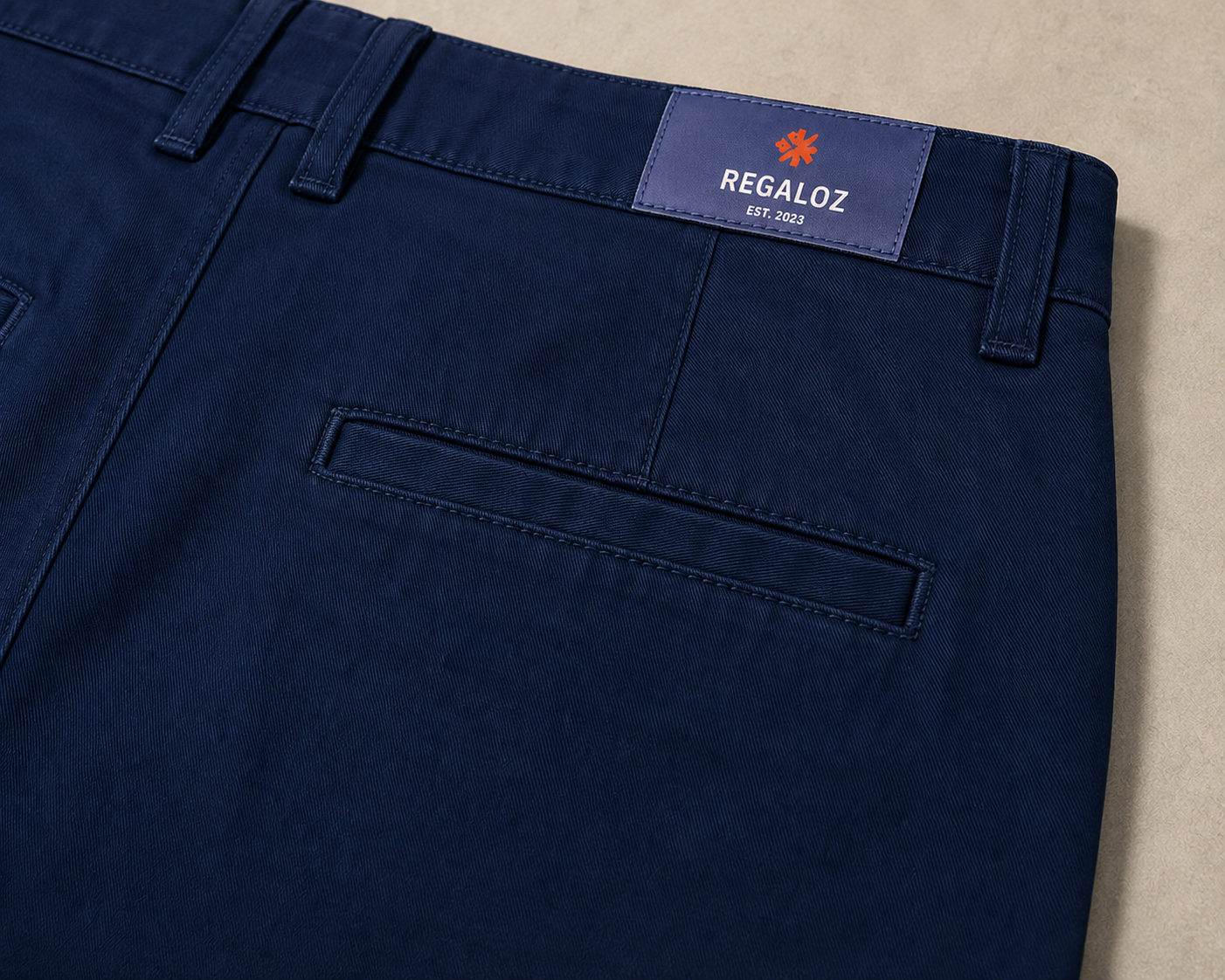 🔵 Classic Twill Pants — Navy Blue — By Regaloz