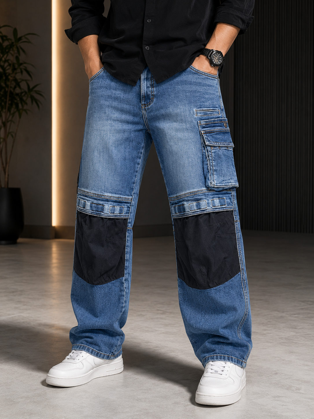 🔥 Utility Panel Cargo Jeans