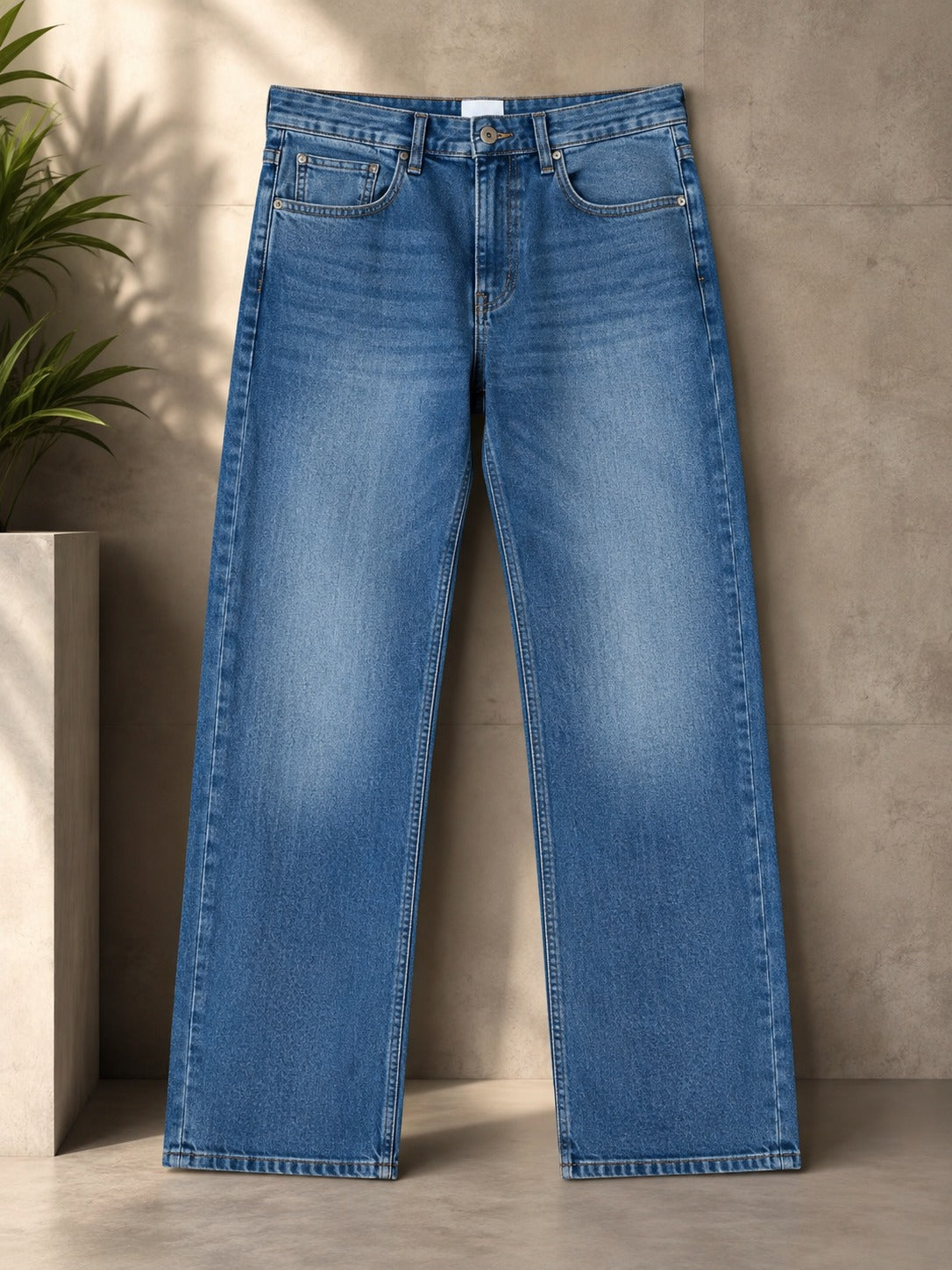 👖 Regaloz Classic Blue Wash Jeans