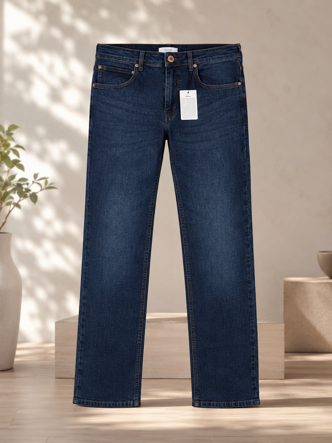 Straight Fit Denim Jeans — By Regaloz