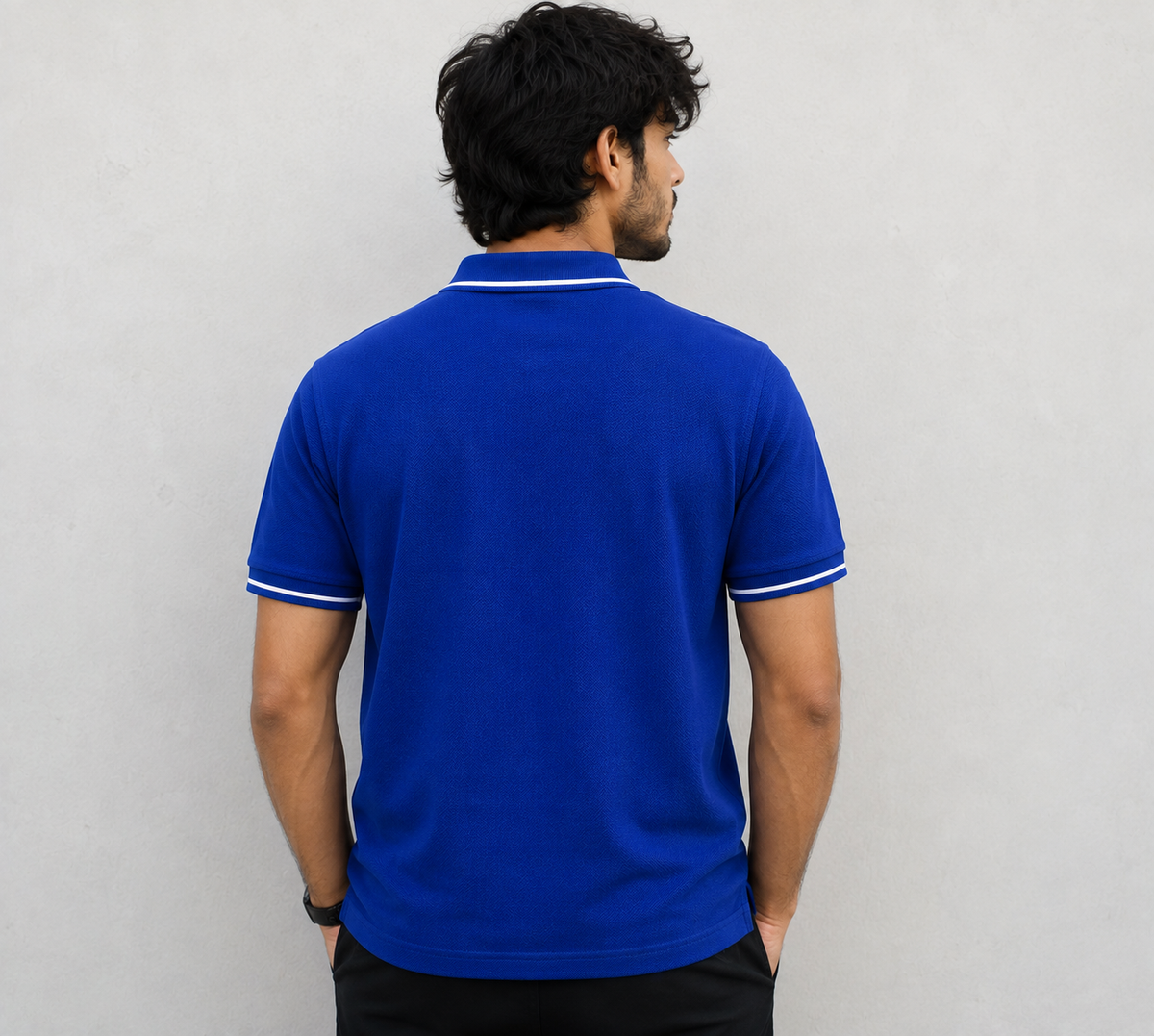 Regaloz Streetline Polo BLUE Fit  Classic Shirt