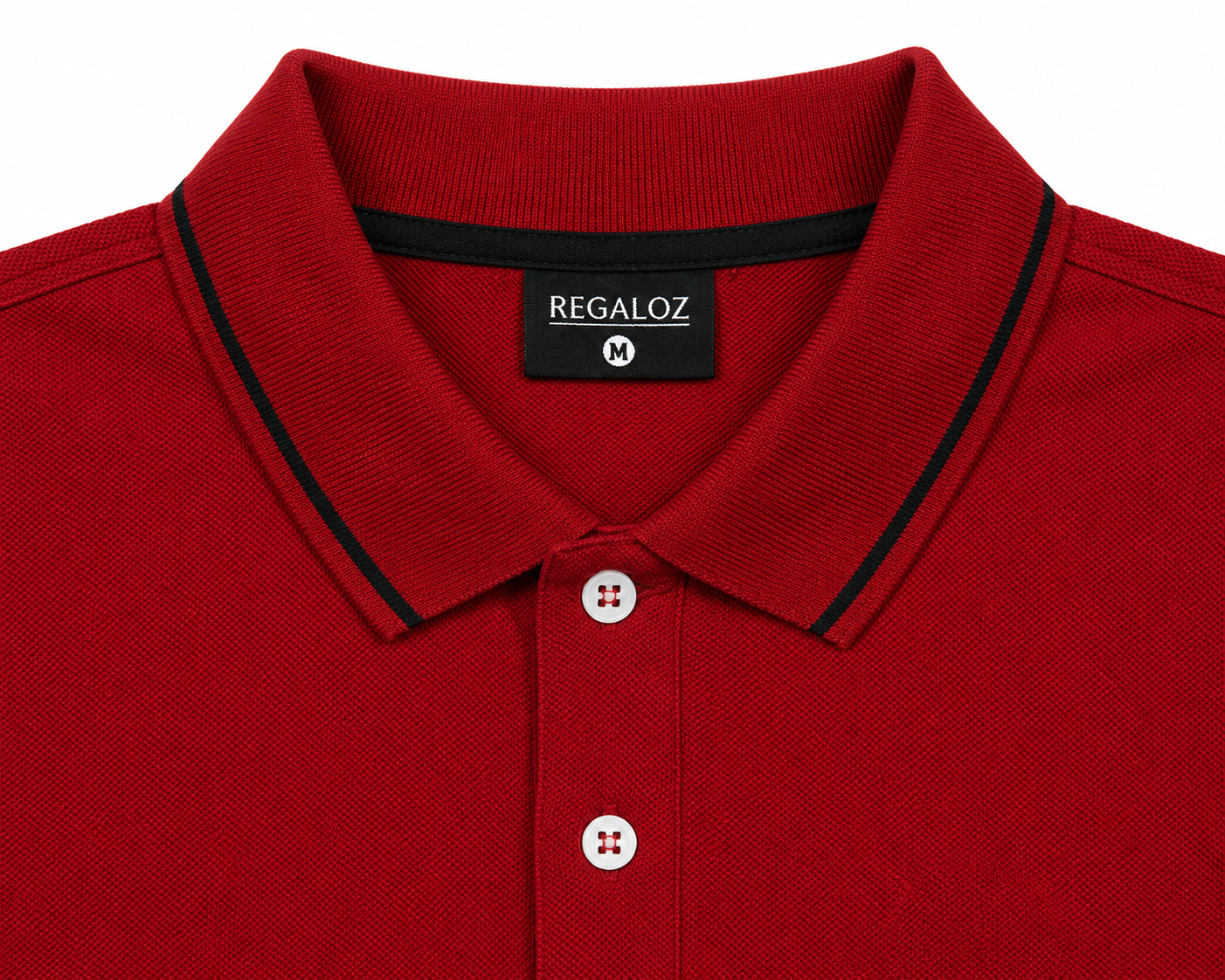 Regaloz Streetline Polo RED Fit Classic Shirt