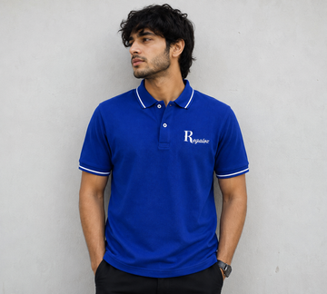 Regaloz Streetline Polo BLUE Fit  Classic Shirt