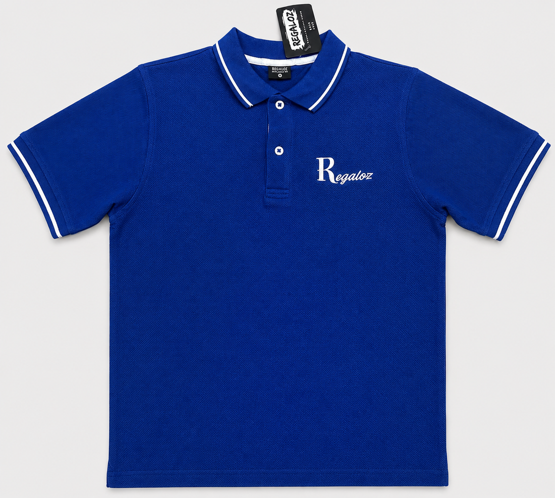 Regaloz Streetline Polo BLUE Fit  Classic Shirt