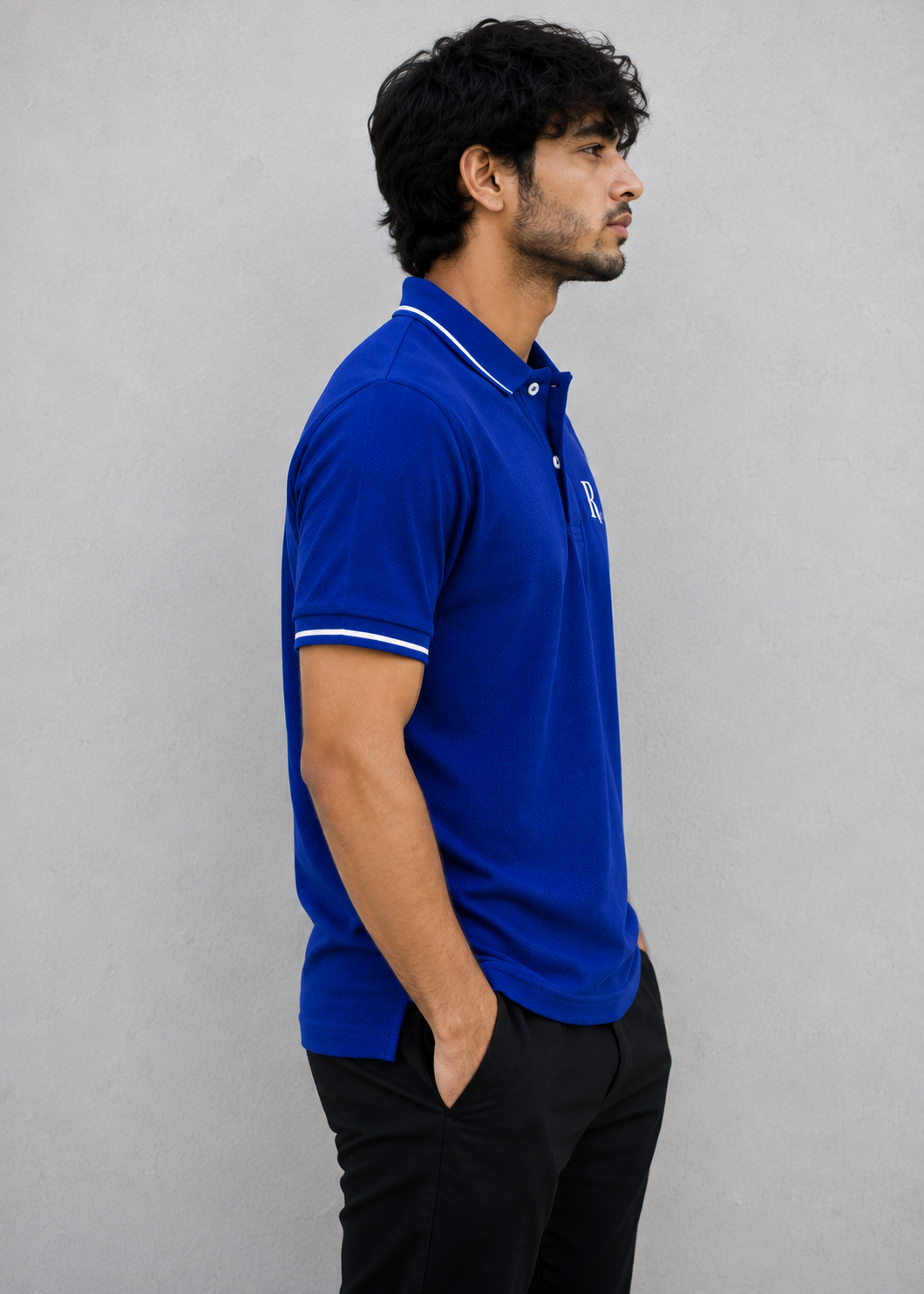 Regaloz Streetline Polo BLUE Fit  Classic Shirt