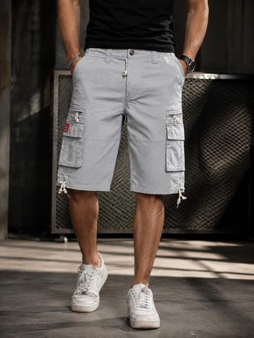 🩶 Urban Utility Cargo Shorts — By Regaloz