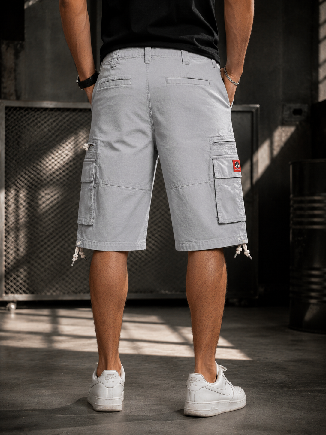 🩶 Urban Utility Cargo Shorts — By Regaloz