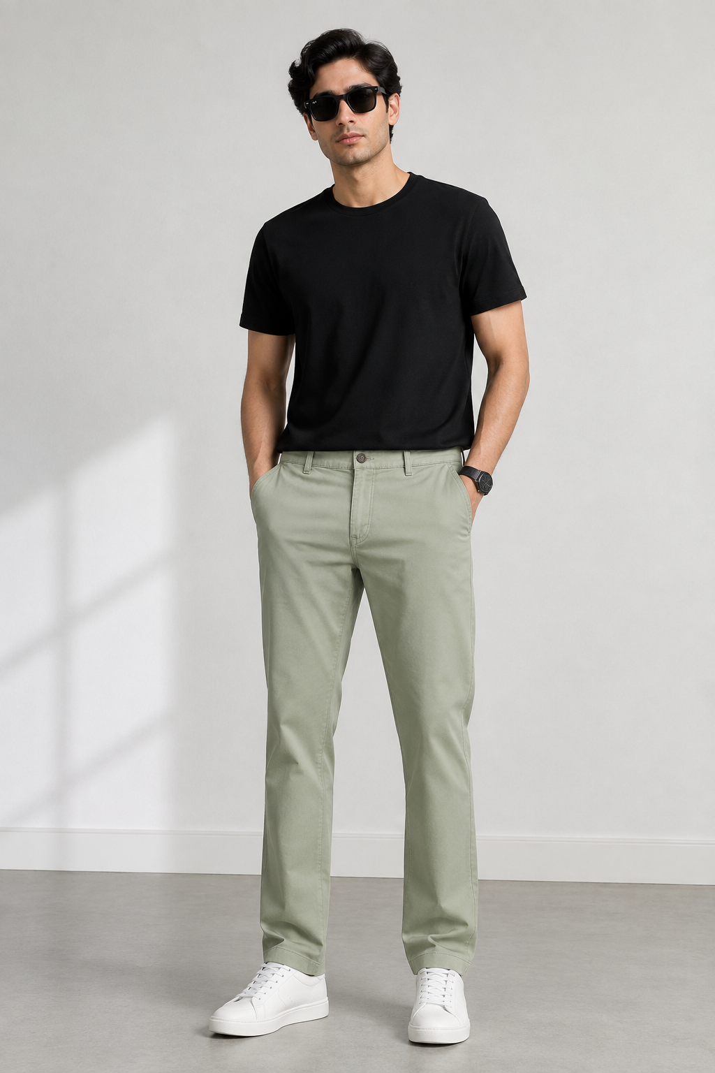 Sage Twill Pants — By Regaloz