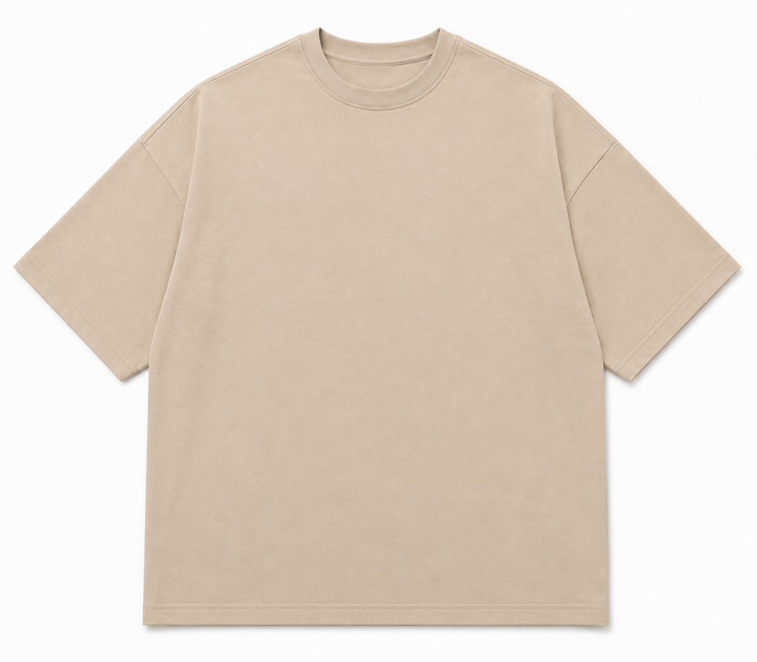 Beige Down Shoulders 🧵 The Plain Thread — By Regaloz