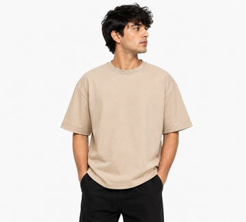 Beige Down Shoulders 🧵 The Plain Thread — By Regaloz